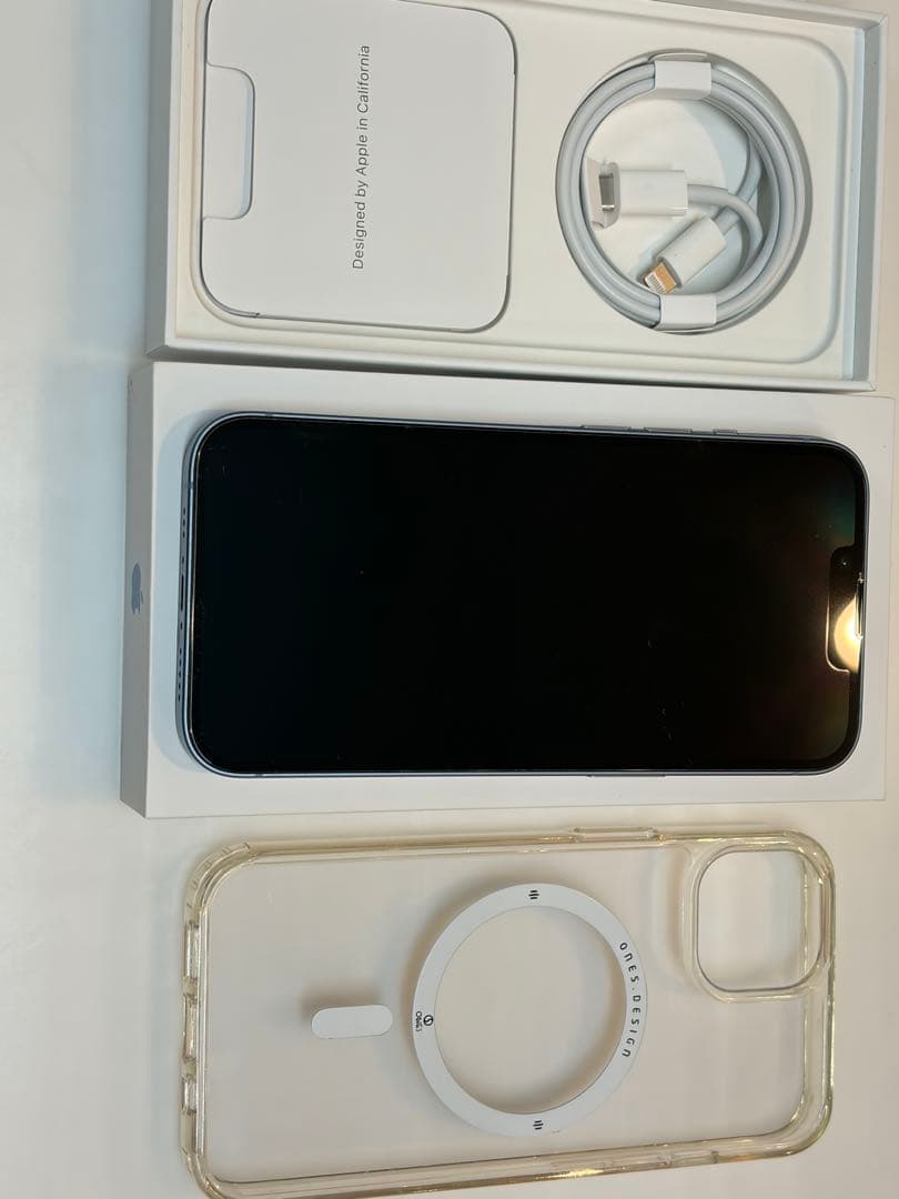 【電池100%】Apple iPhone 14 ブルー 本体 512GB