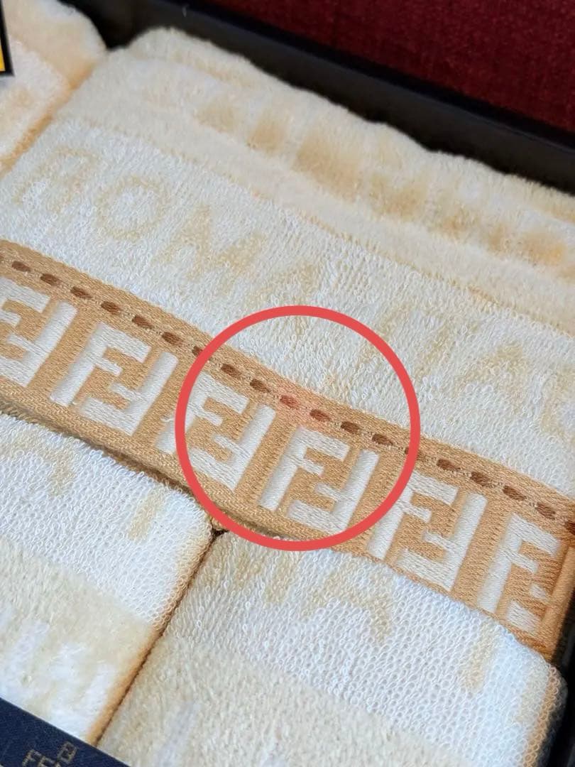 [新品未使用]FENDI バスタオル、フェイスタオルx2、ウォッシュタオルセット