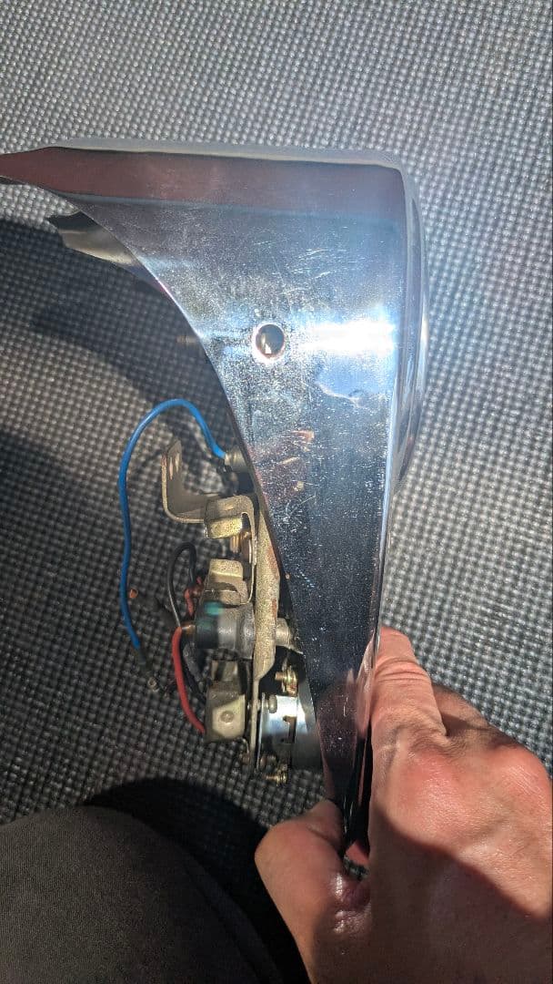 ハーレー　ショベルFLH　スピードメーター　イグニッションスイッチ　キー付き