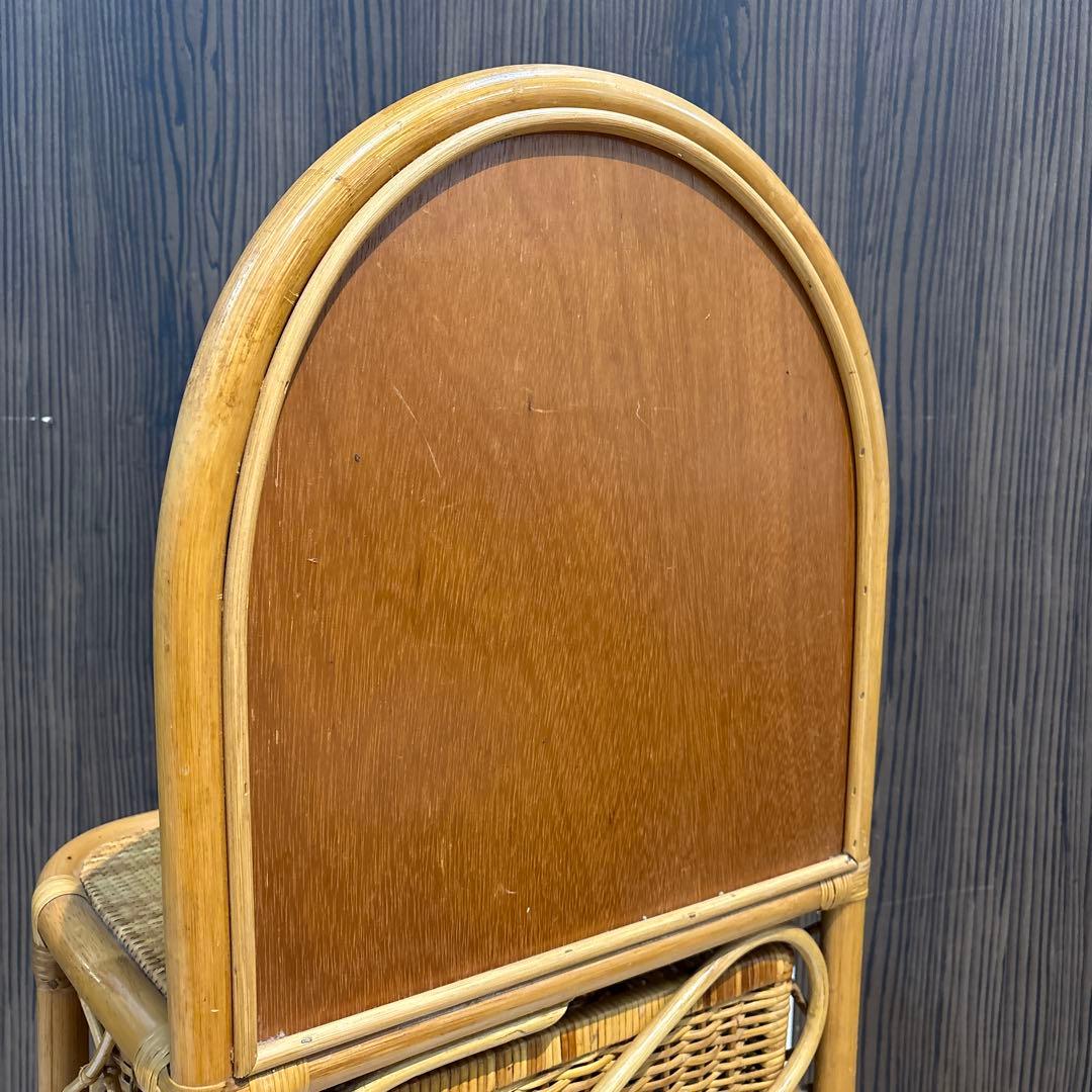 ラタン ドレッサー　スツール　鏡台　椅子　化粧台　家具 イス