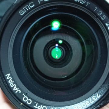 PENTAXカメラレンズ SMC ペンタックス・シフト　28㍉・F3.5