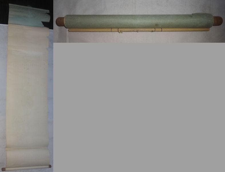 稀少 1890年 三社託宣図 神社 天照皇大神 八幡大神 三姿 神画 紙本 掛軸