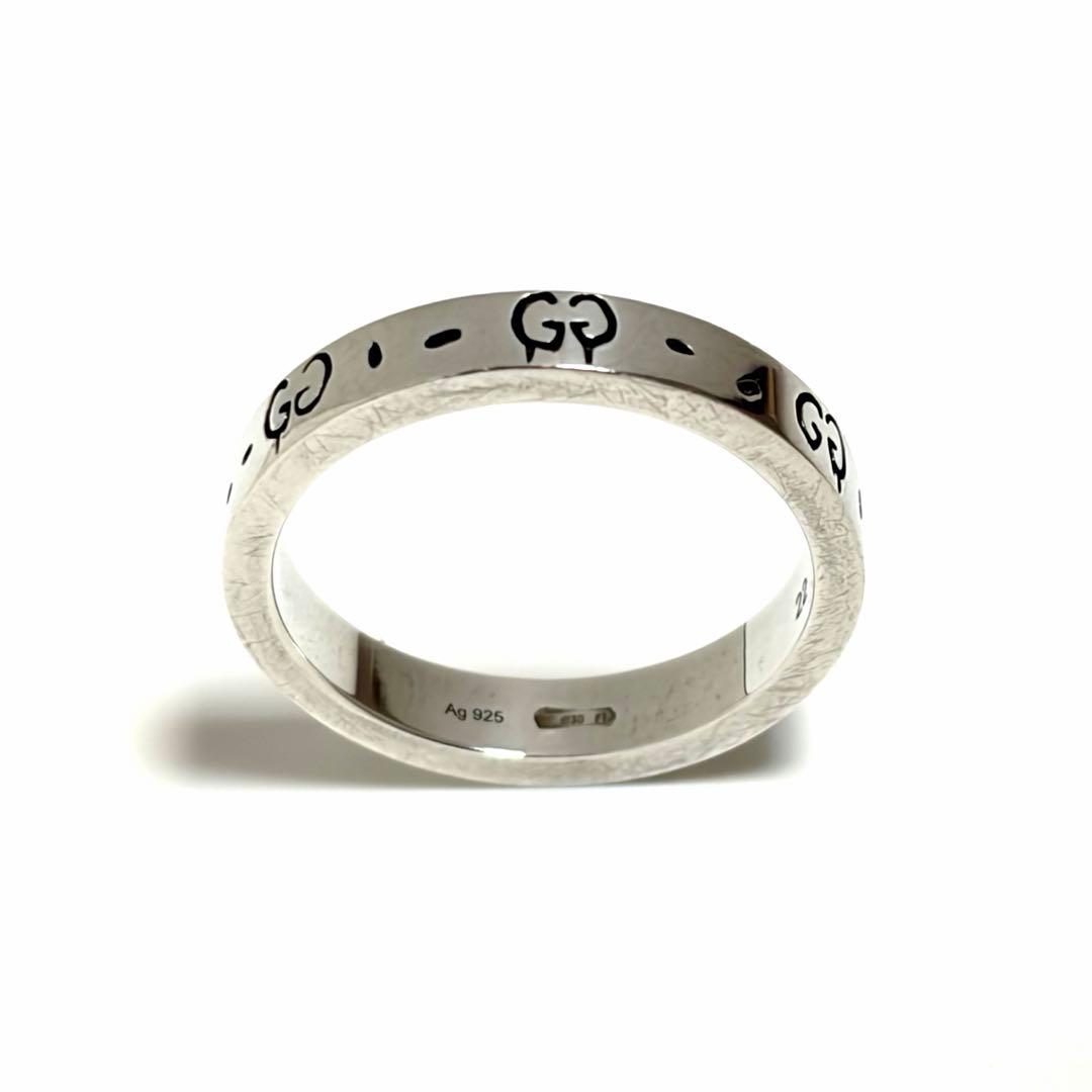 GUCCI リング ゴースト GGロゴ スカル シルバー925 アクセサリー