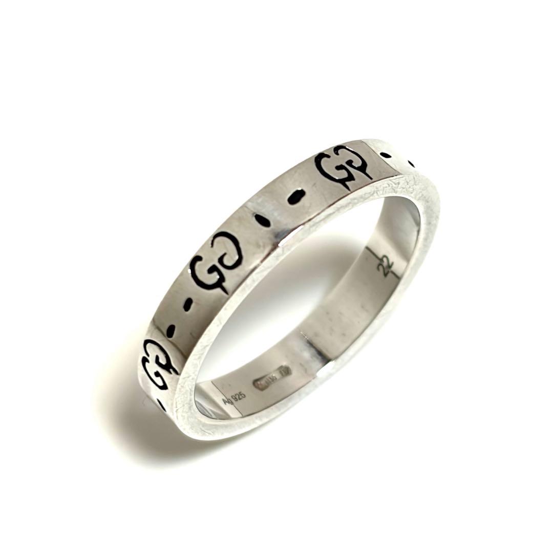 GUCCI リング ゴースト GGロゴ スカル シルバー925 アクセサリー