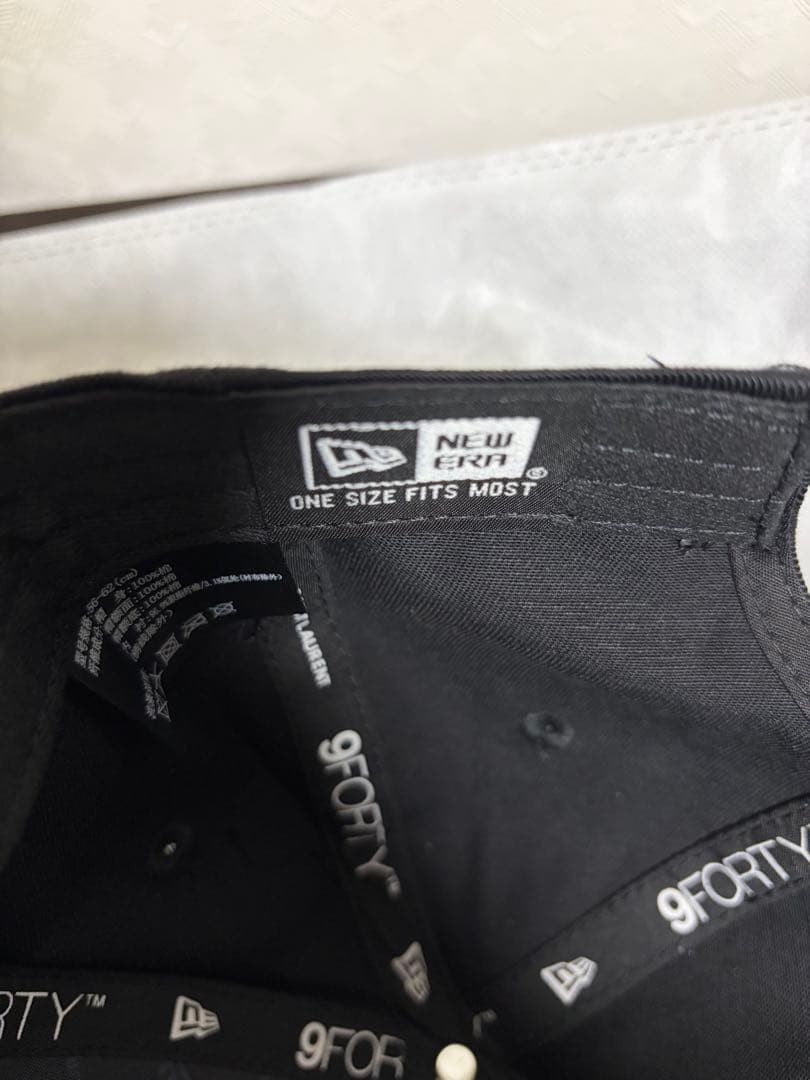 SAINT LAURENT 9FORTY ブラックキャップ