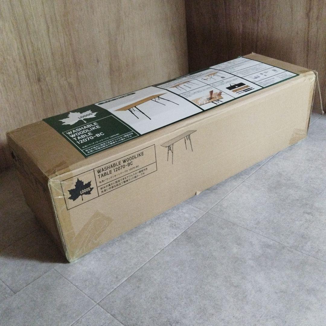 かずまりちゃん様【未使用】ロゴス　丸洗い　ウッディ　オートテーブル