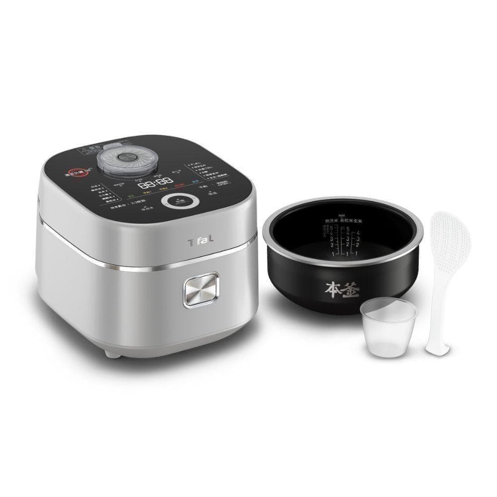 は*様 【新品】T-fal ザ・ライス 遠赤外線3DIH炊飯器 5.5合 シルバ