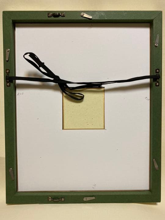 秋瞑菊　色紙画