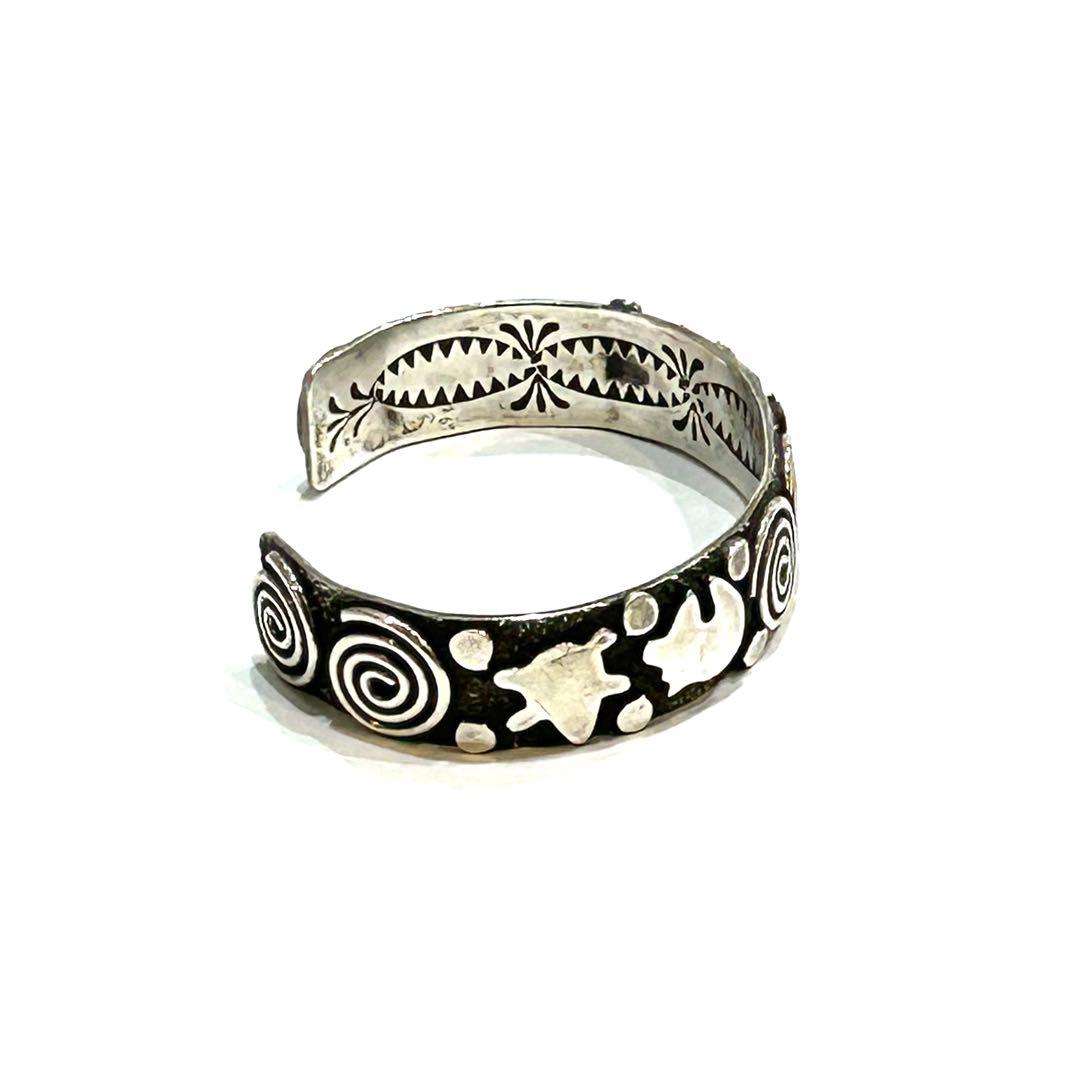 美品 ナバホ族 Alex Sanchez アレックス サンチェス バングル