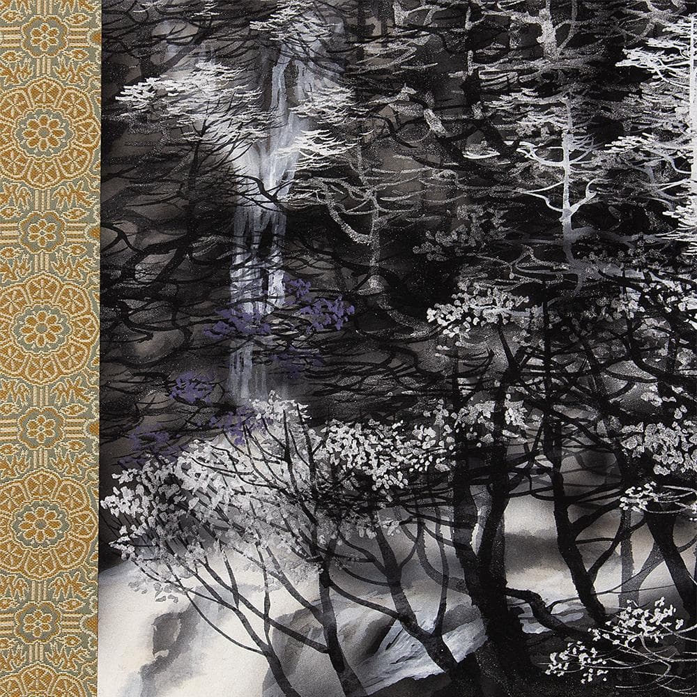 掛軸 横幅 吉村醇三郎「渓」共箱 伊東深水・奥田元宋に師事