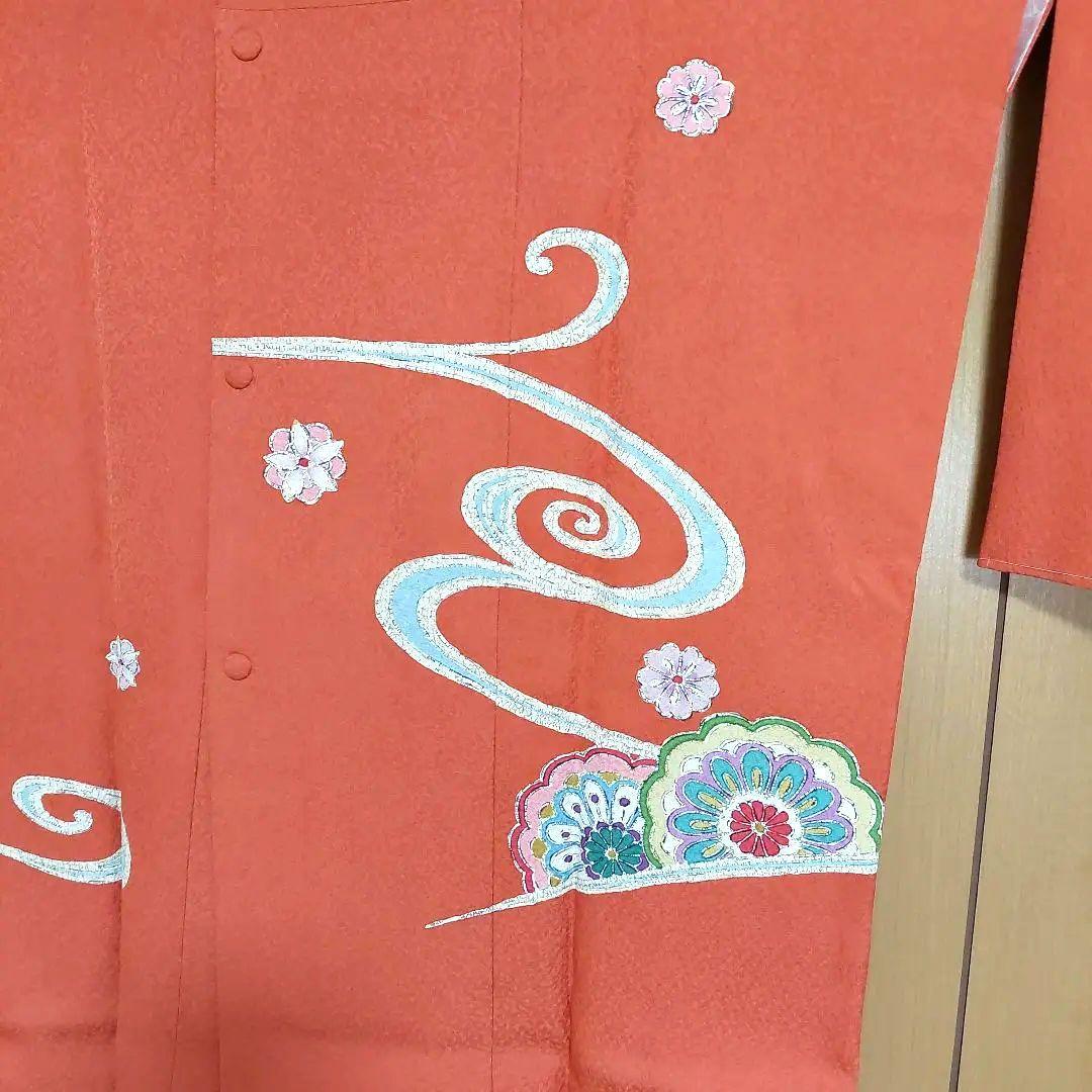 道行きコート　丹後ちりめん　一珍染め(いっちんぞめ)