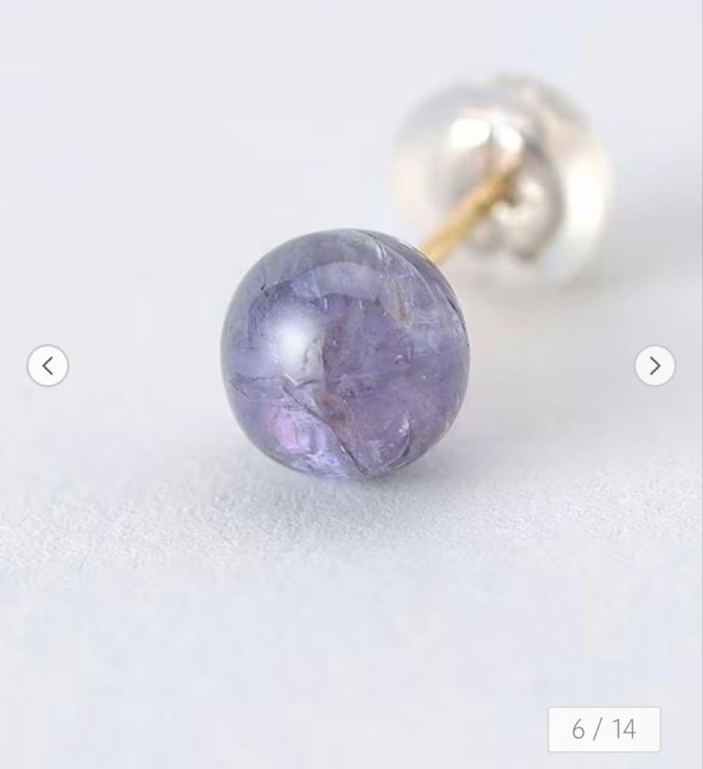 UNITED ARROWS別注 PREEK ブルーゾイサイト ピアス