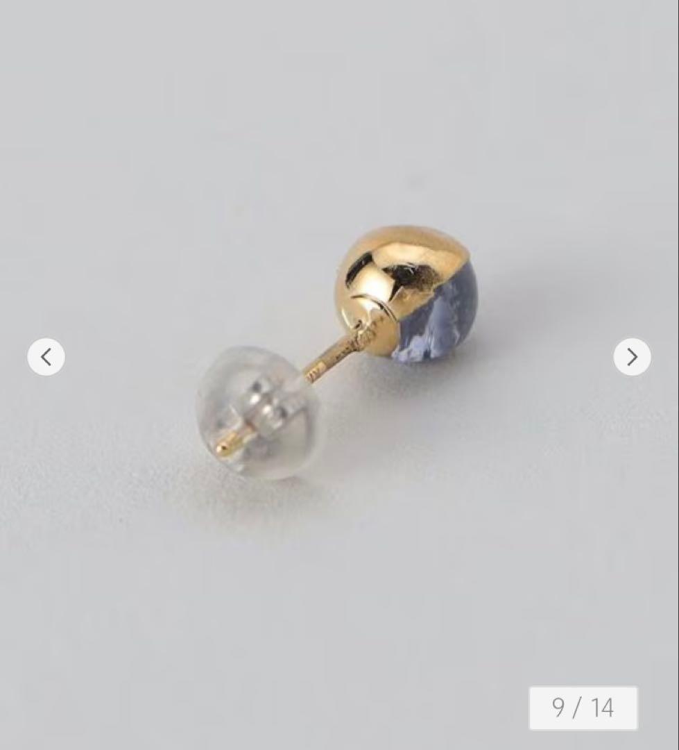 UNITED ARROWS別注 PREEK ブルーゾイサイト ピアス