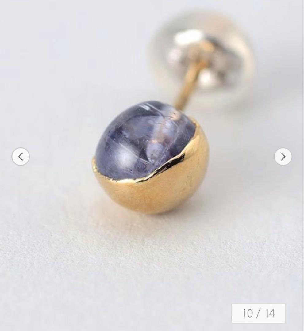 UNITED ARROWS別注 PREEK ブルーゾイサイト ピアス