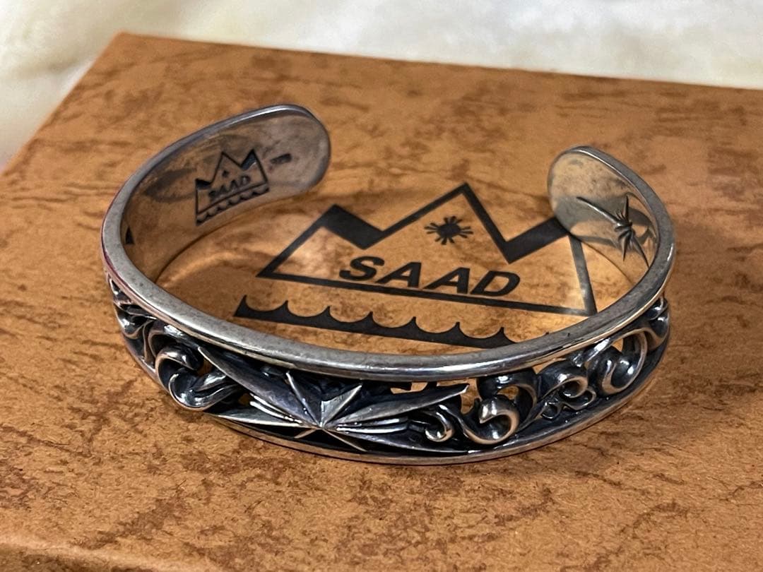 『極美品』SAAD シルバーバングル・リングセット