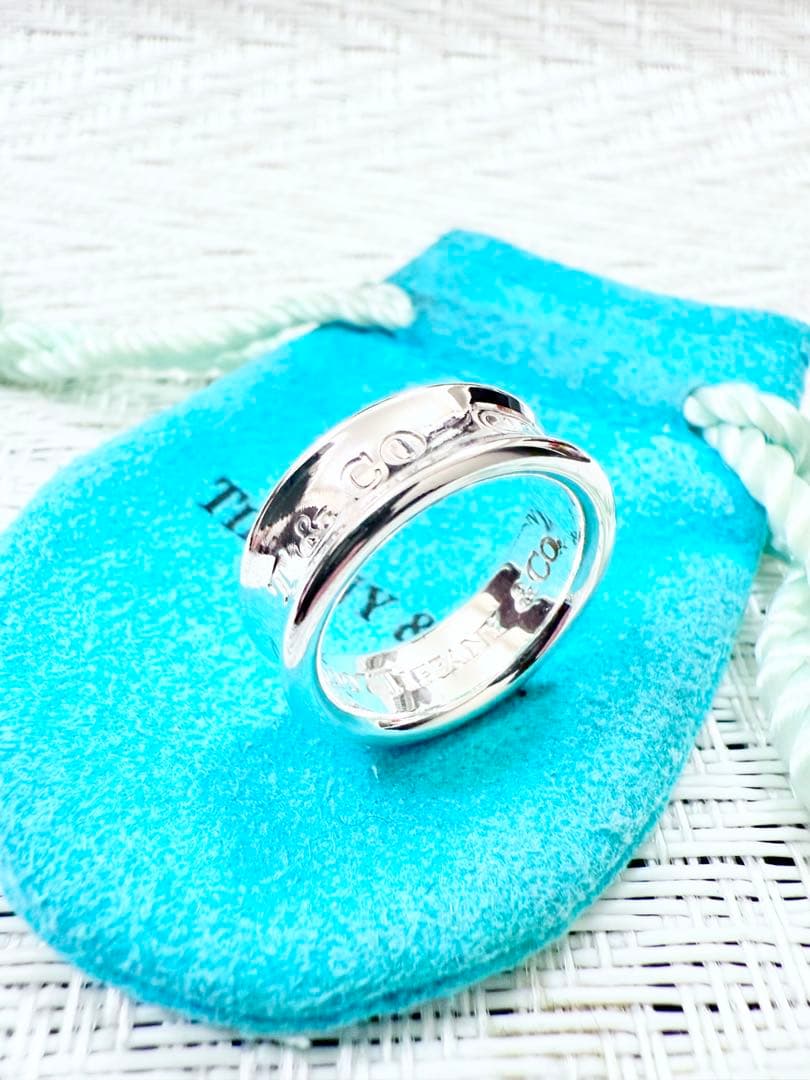 ティファニー　ナローリング　指輪　10号　研磨済み　1837 TIFFANY