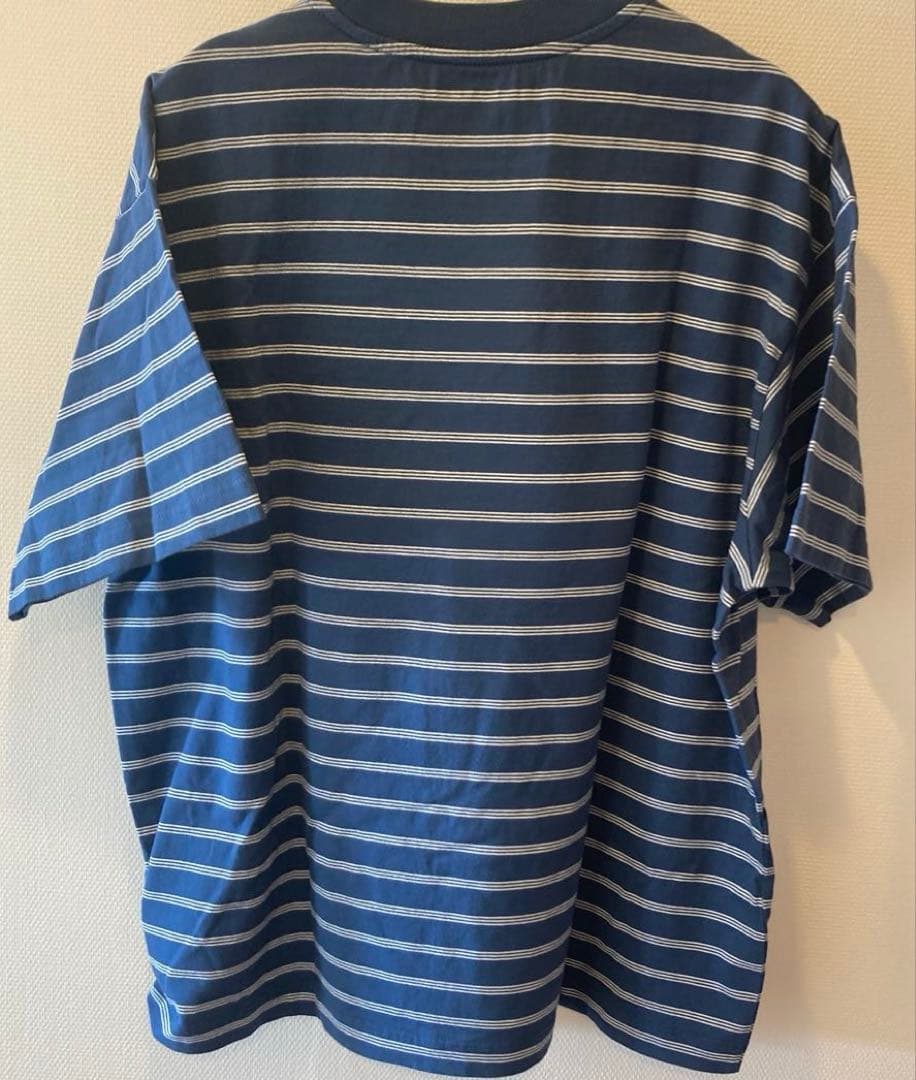 【新品】ＣＯＡＣＨコーチＴシャツ　ボーダー柄ブルー　コットン製Ｍサイズ