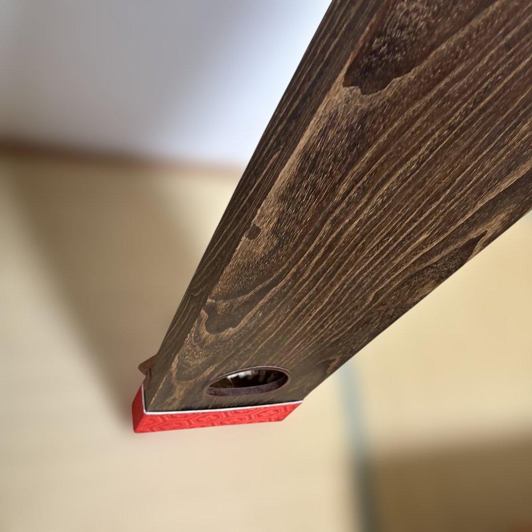 美品　生田流　筝 13弦　赤い装飾　カバー　琴柱付き　ヴィンテージ引き取りのみ