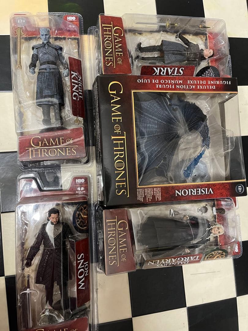 希少美品　ゲームオブスローンズ　5体セット　ビセリオン　デナーリス　等　ドラゴン