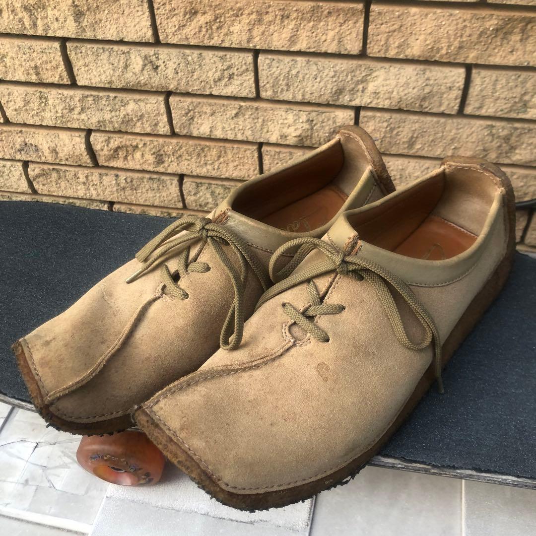 クラークスClarksレアデザイン　デザートシューズ27ワラビーナタリー