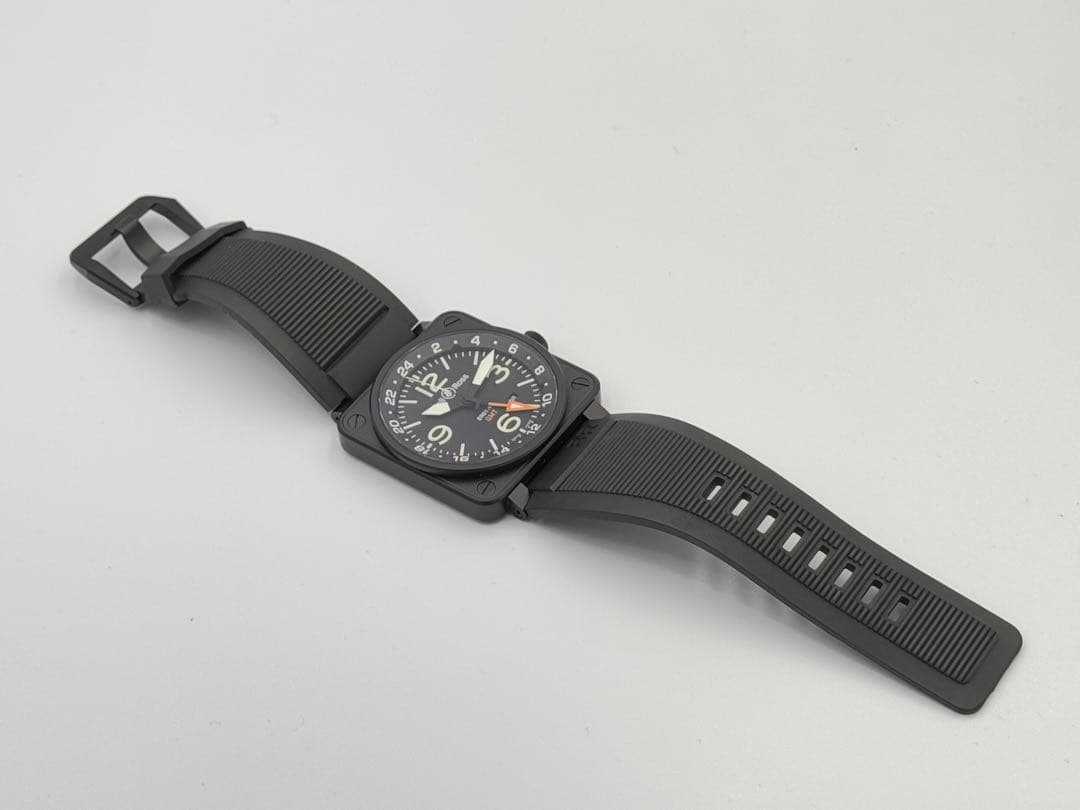 値下げ‼️超美品 ベル&ロス Bell & Ross BR01-93GMT