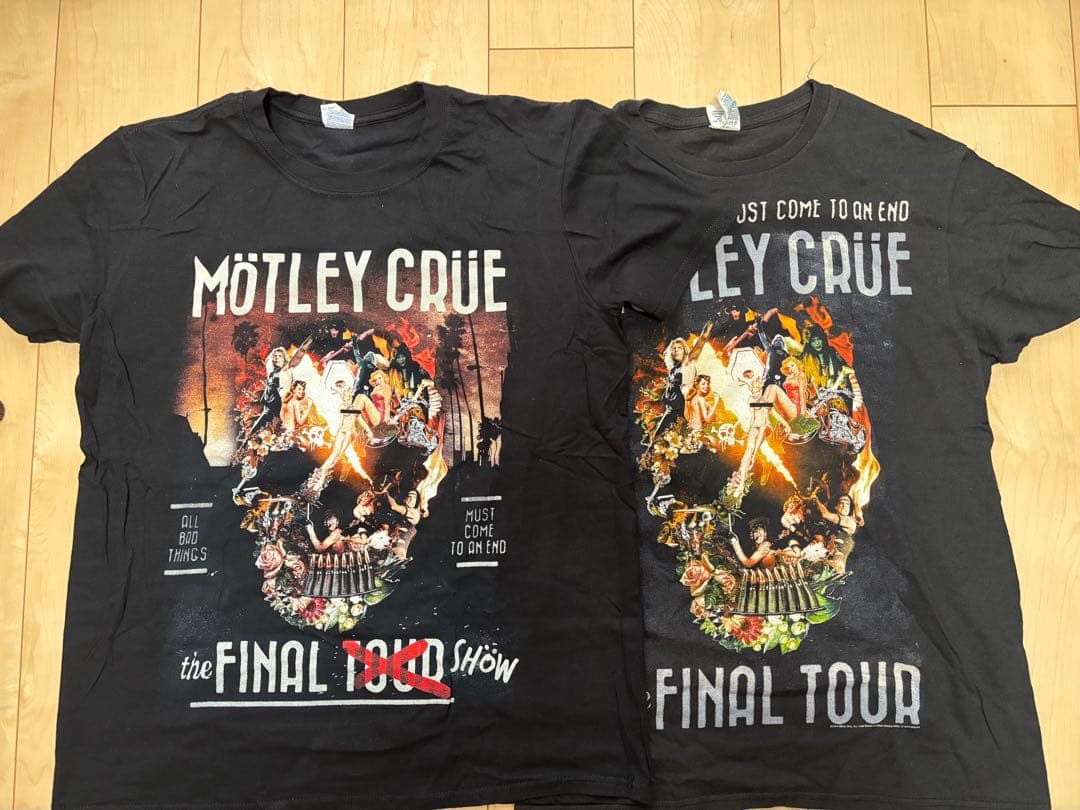 MÖTLEY CRÜE ファイナルショーTシャツ
