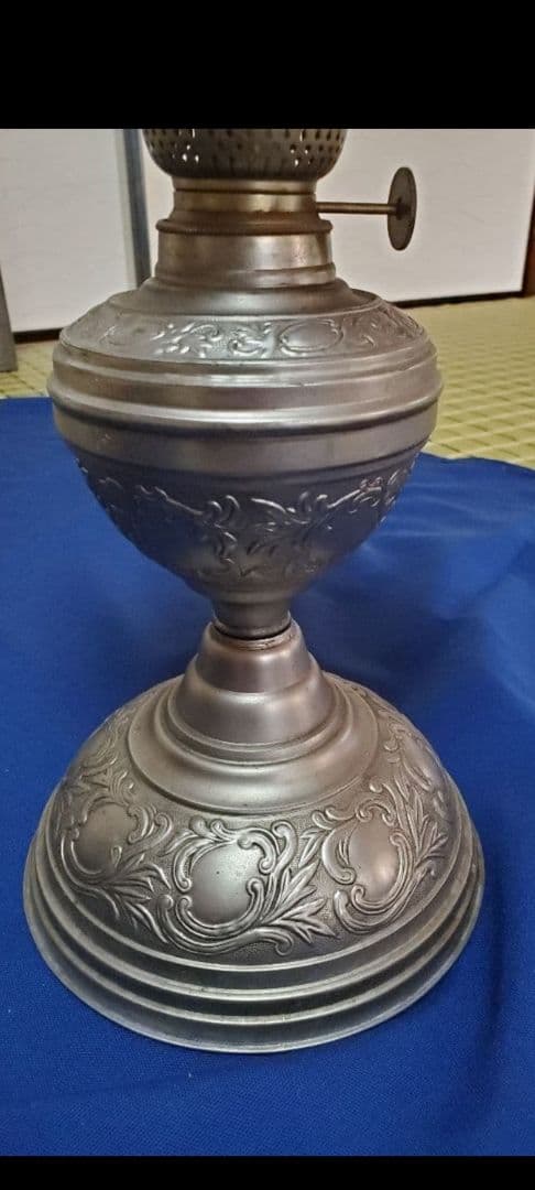 アンティークオイルランプ　小西KONISHI JAPAN　明治時代