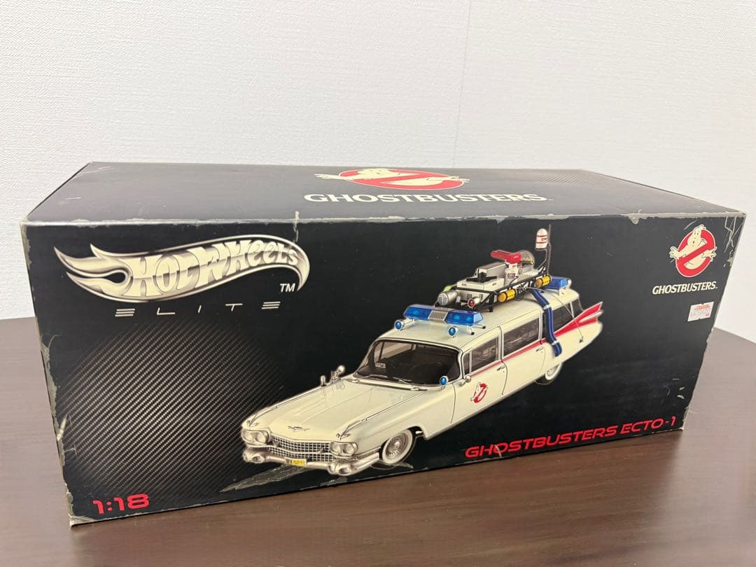 ゴーストバスターズECTO-1　マテル　ホットホィール　エリート　1/18 中古