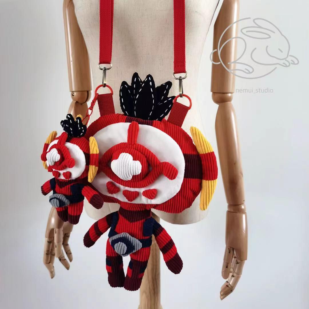 ゼルダの伝説 十字目（じゅうじめ）の手作りバッグ イーガ団員