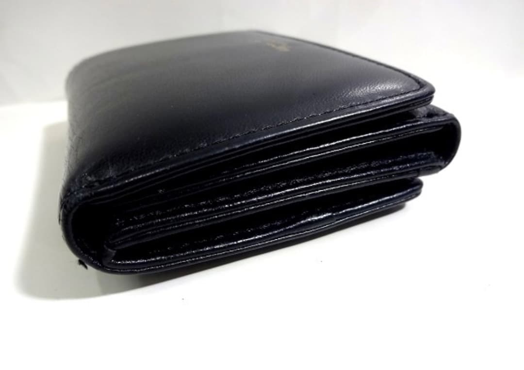 新品！本物アニエスベー Agnes b. レザー コンパクト 三つ折り 財布