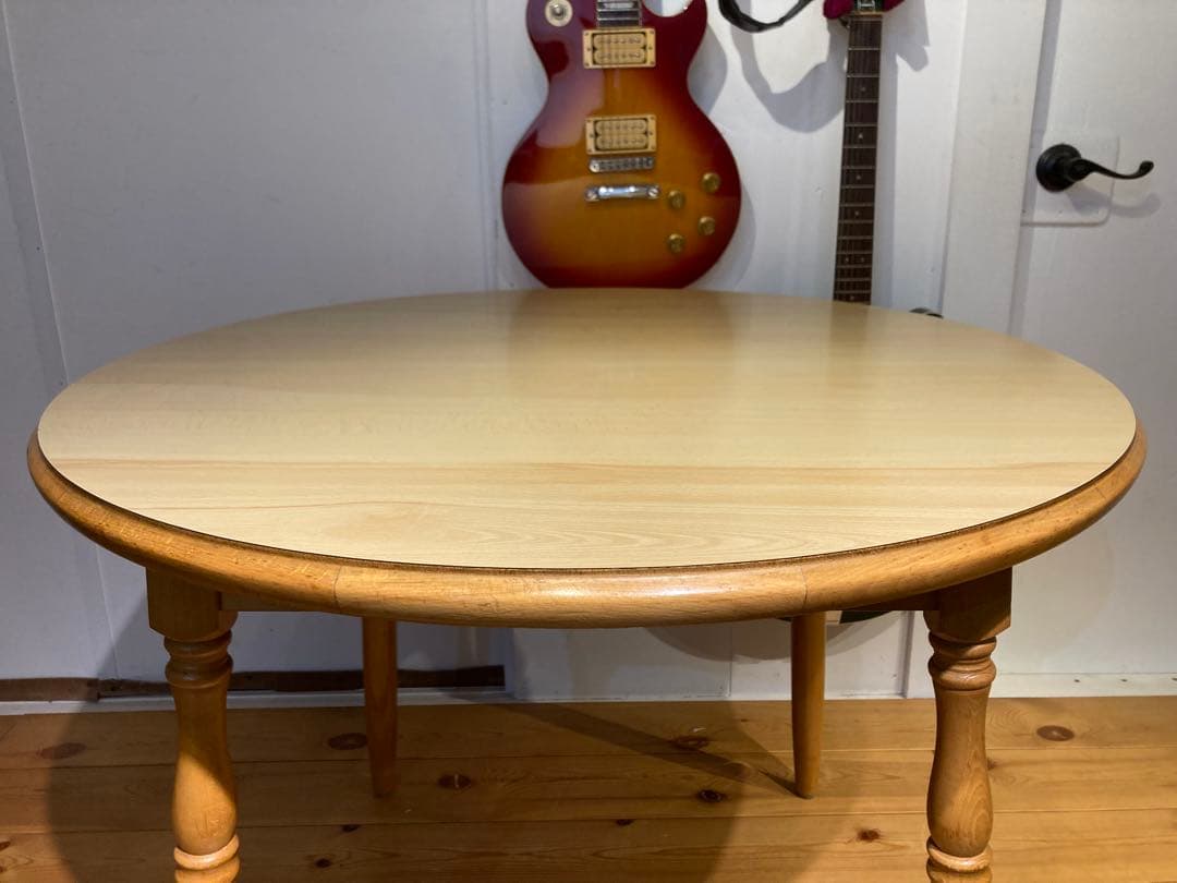 希少 太平winds ナチュラル 丸テーブル 飛騨家具 コーヒーテーブル カフ