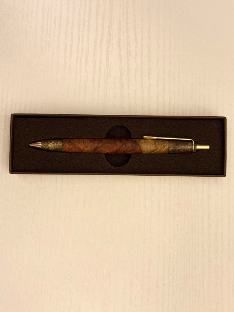 ボナンペン(紅白花梨瘤糠焼)野原工芸似