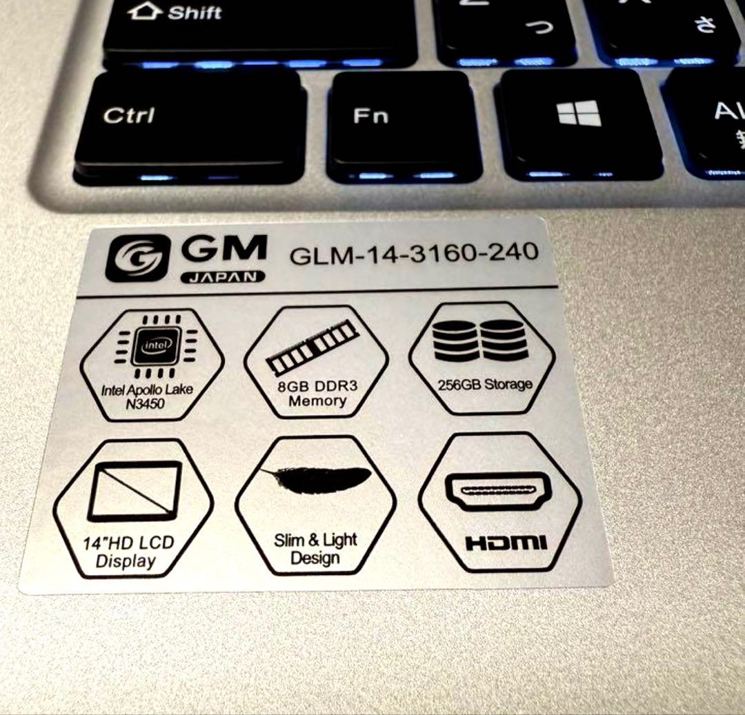 G.M. ✨256GB SSD✨超軽量スリムノートパソコン✨