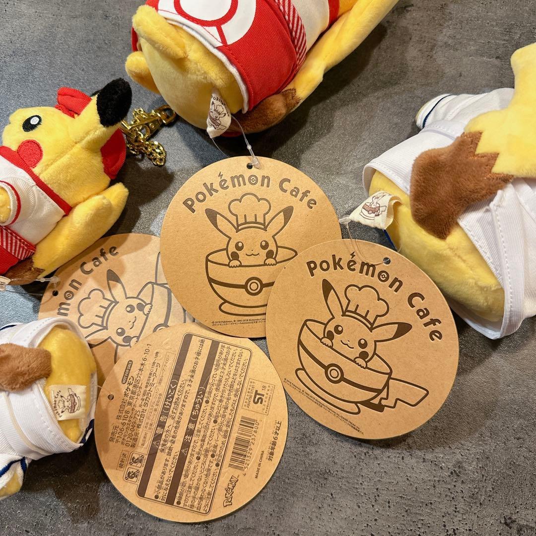 ピカチュウ ポケモンカフェ　ぬいぐるみ