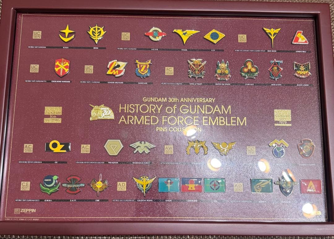 ティターンズ　エゥーゴ　機動戦士ガンダム生誕30周年　ピンズコレクション
