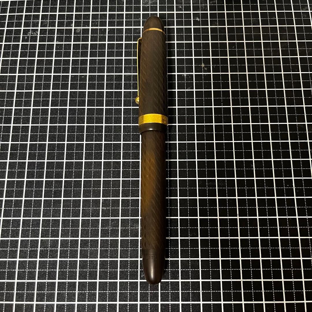 プラチナ 万年筆 70周年 エボナイト チェイス 中字