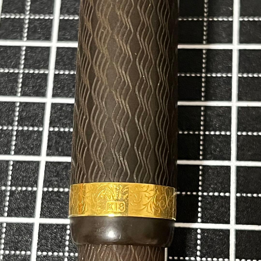 プラチナ 万年筆 70周年 エボナイト チェイス 中字