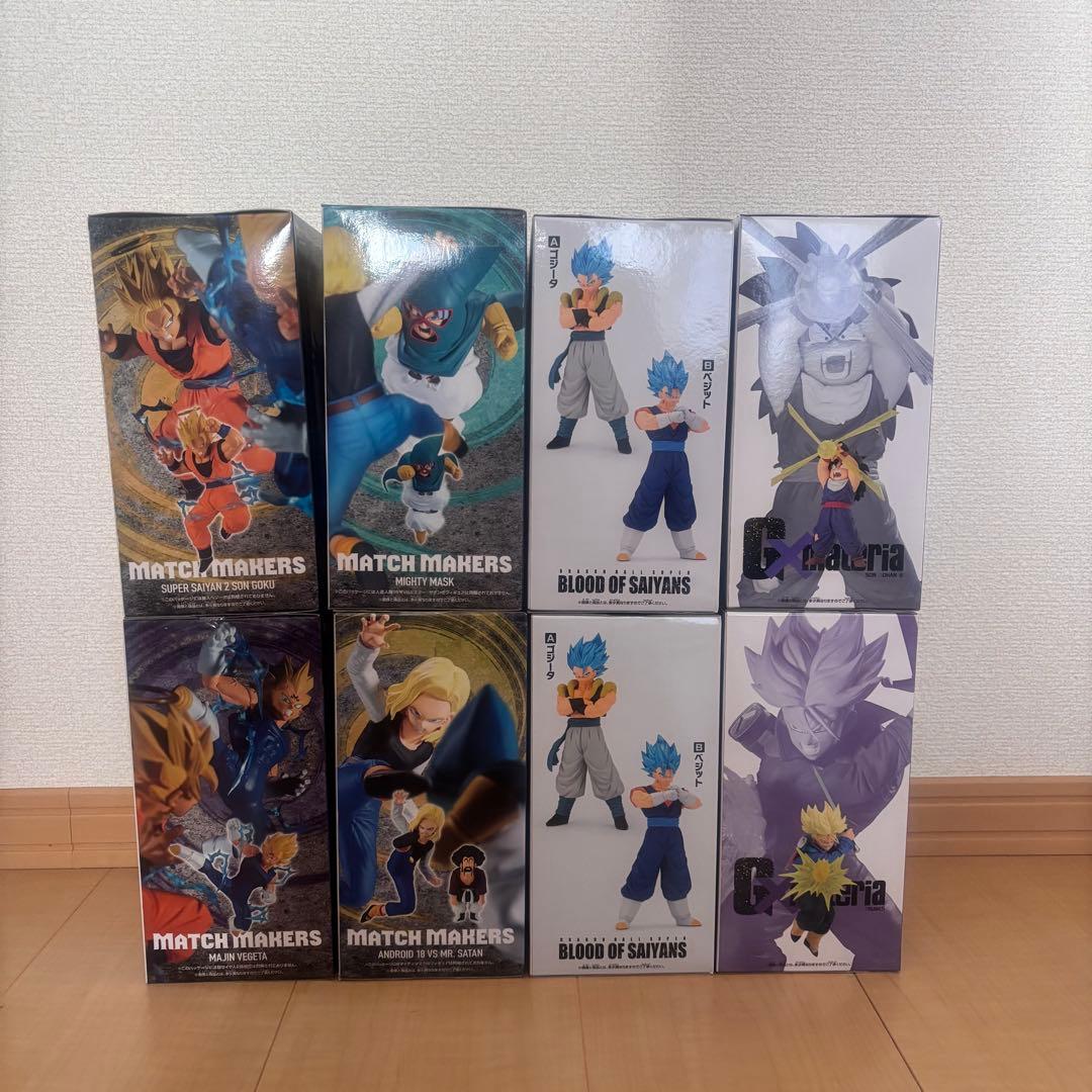 ドラゴンボールフィギュア 悟空 ゴジータ ベジータ ベジット 8体まとめ売り
