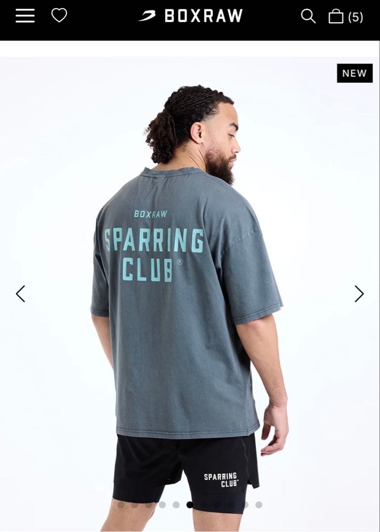 SPARRING CLUB OVERSIZED T-SHIRT ボクシング