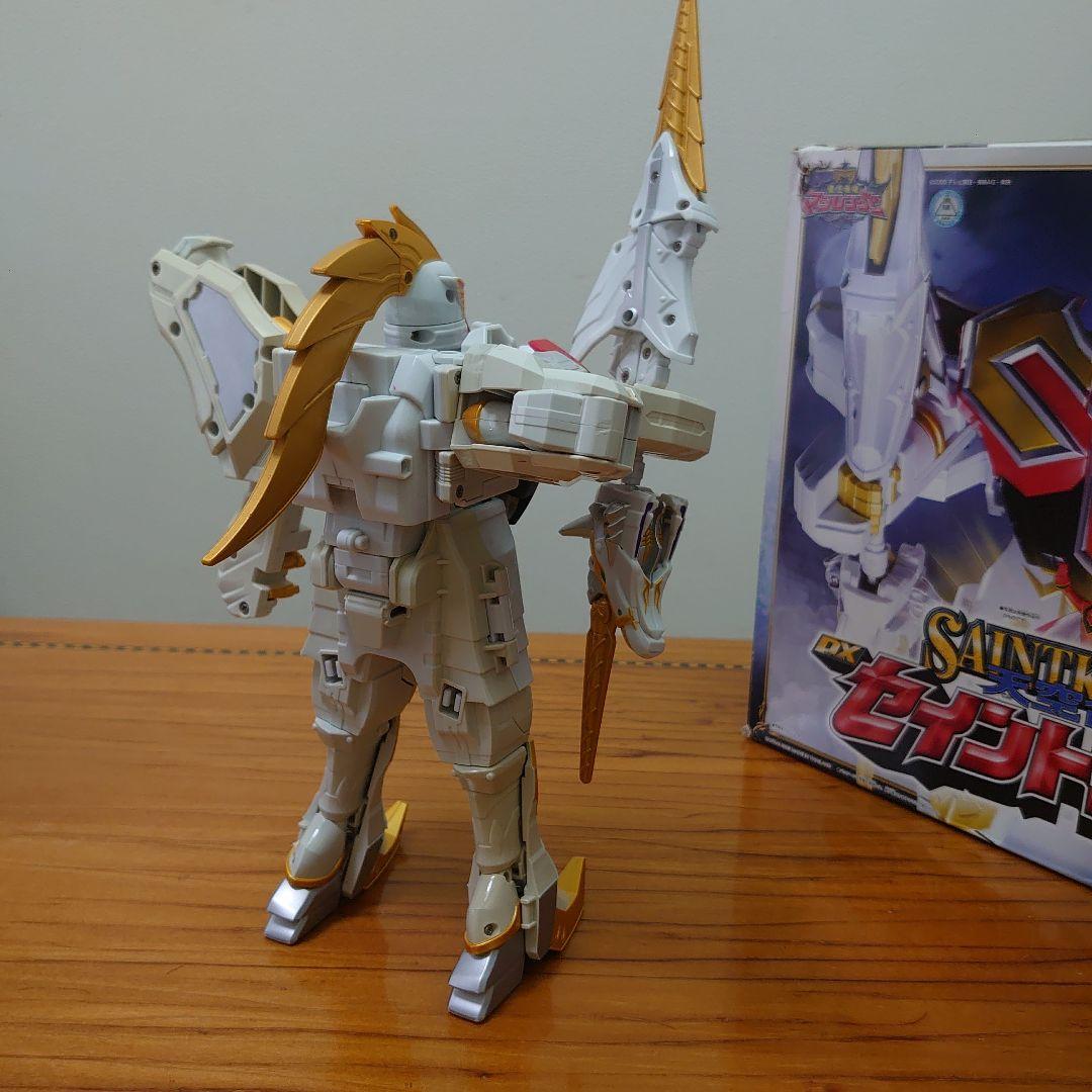 魔法戦隊マジレンジャー 天空合体 DXセイントカイザー 箱説明書あり