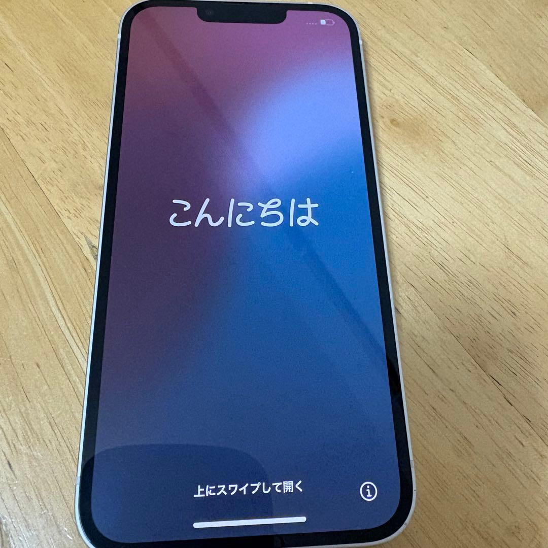 iPhone13 128GB SIMフリー　美品　白　スターライト　人気色！