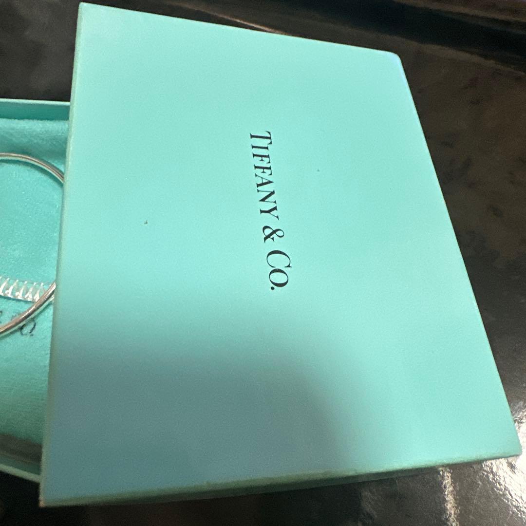 Tiffany&Co.ティファニーフック&アイ ラブノットバングル925/750