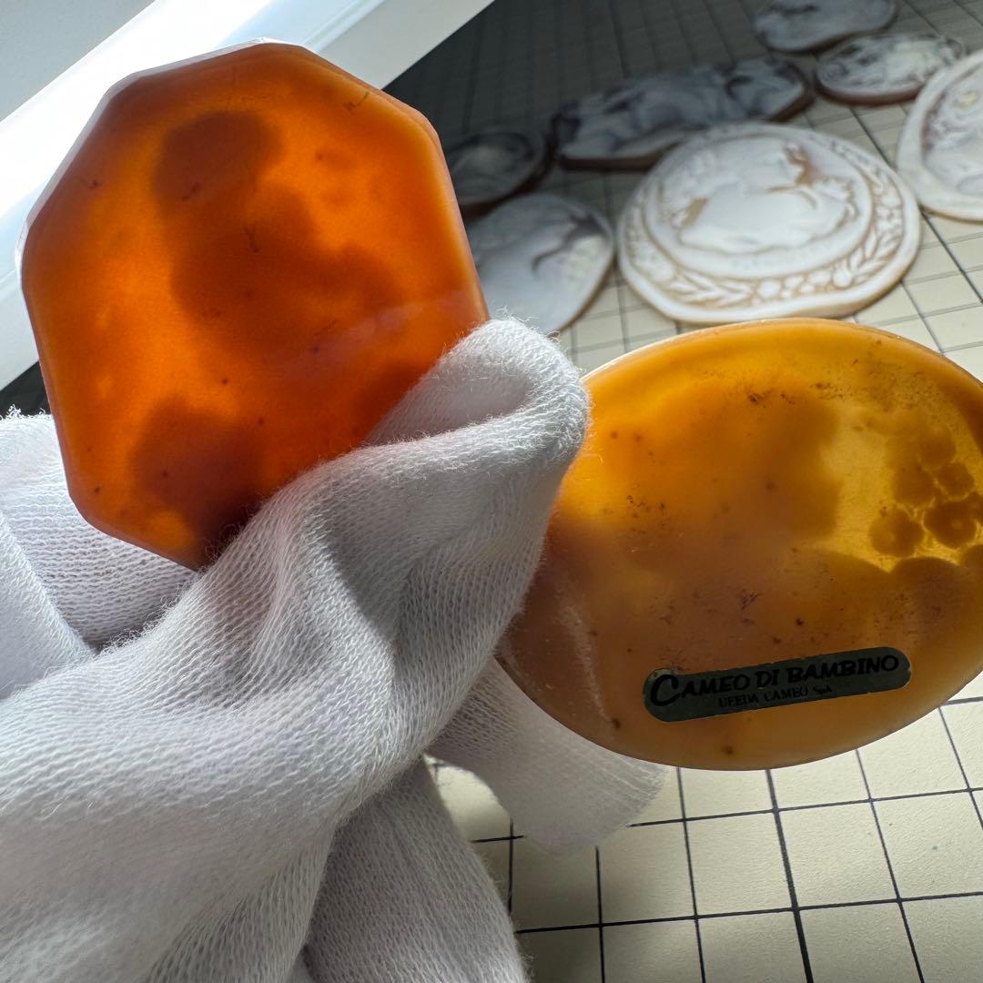 カメオ　１０点セット　ハンドメイド　シェル　刻印あり