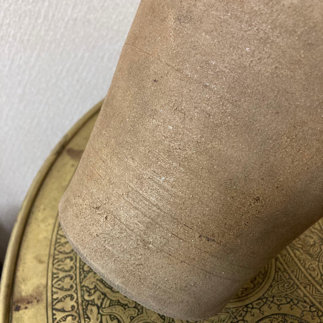 珍品　古壺2点〈検 須恵器　朝鮮　李朝　渥美壺　三筋壺　古越前　古常滑　古備前