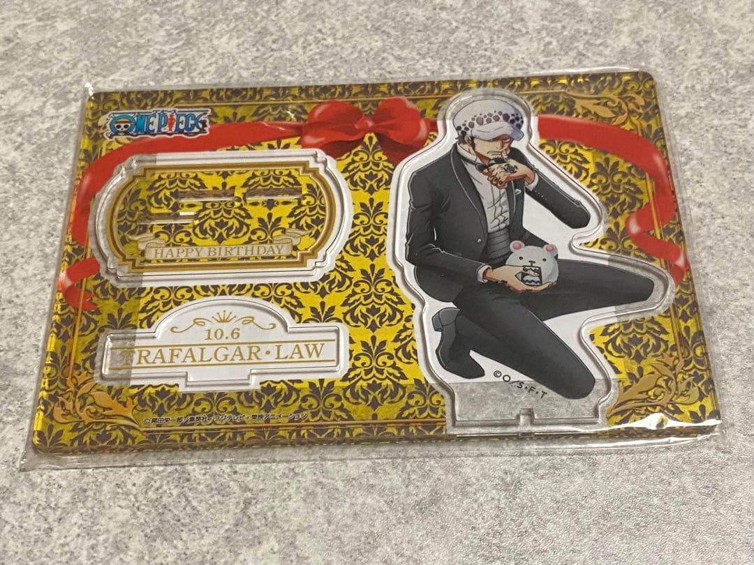 ワンピース　バースデーアクリルスタンド　ロー　ベポ　2019 希少　レア