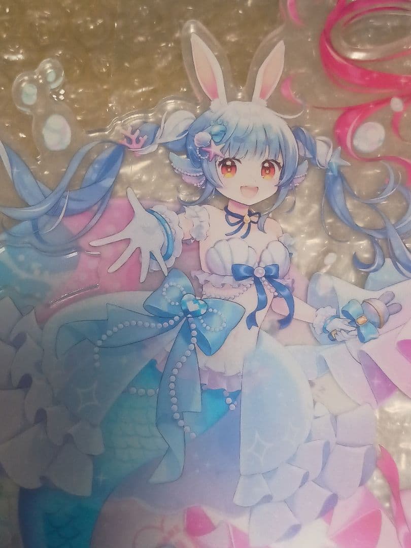 ホロライブ ポケコロツイン ビッグ アクスタ 兎田ぺこら 宝鐘マリン