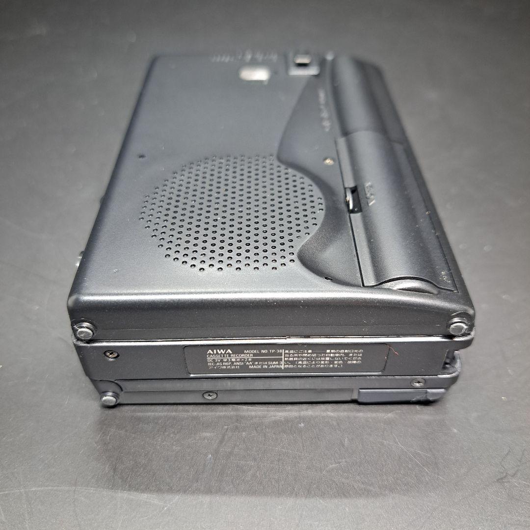 デッドストック　AIWA　アイワ　ポータブルカセットプレーヤー　TP-38