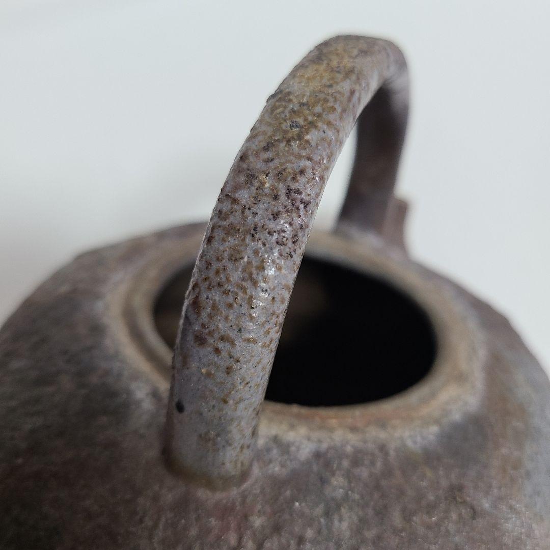 備前焼 茶道具 湯沸かし 陶印なし 青備前 やかん ボーフラ 急須