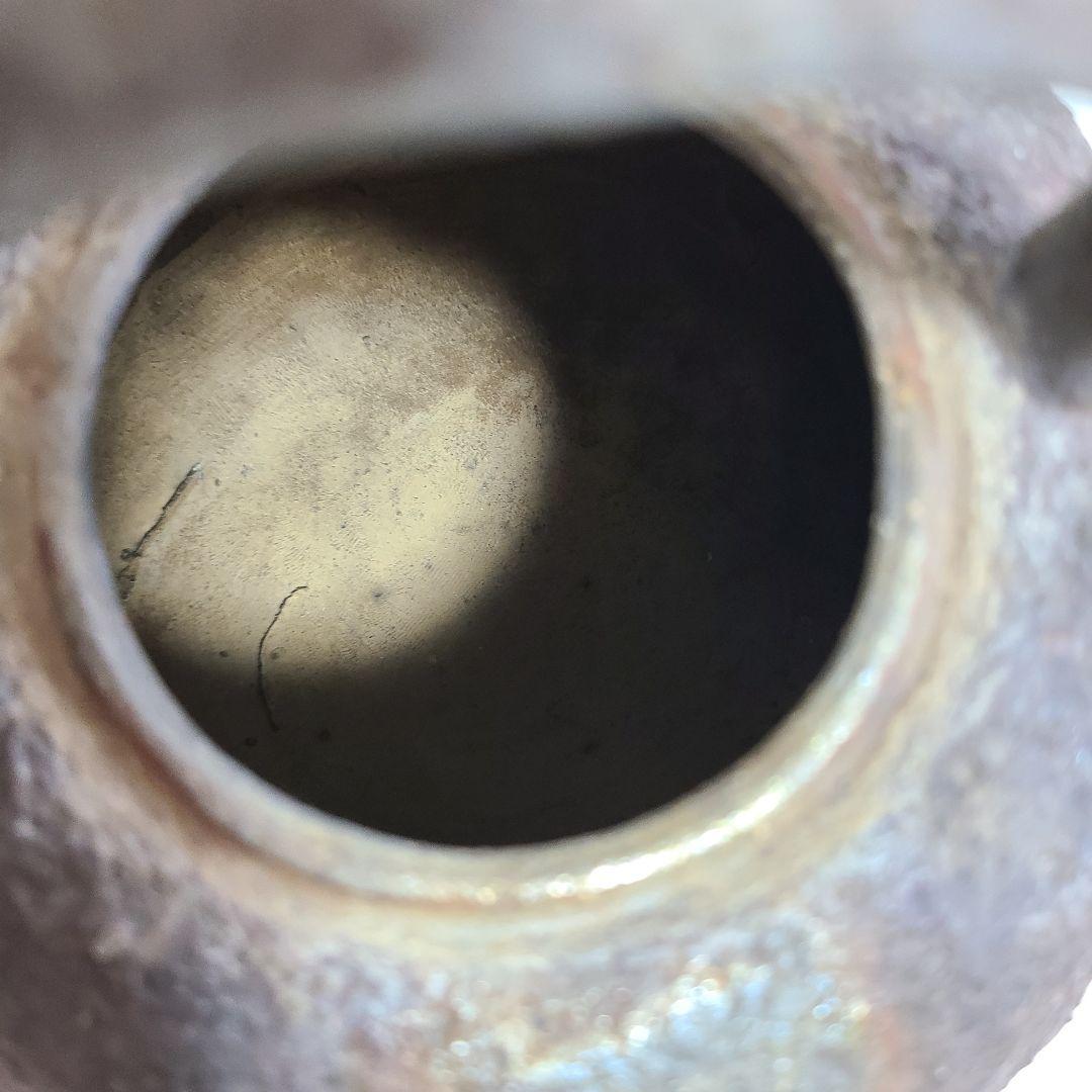 備前焼 茶道具 湯沸かし 陶印なし 青備前 やかん ボーフラ 急須