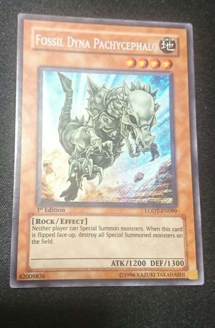 フォッシル・ダイナ パキケファロ　英語　EU版1stシークレット①　LODT